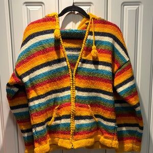 Colorful Striped Women's Sweater
